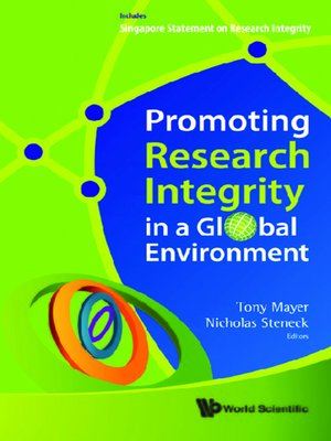 cover image of Promoting Research Integrity In a Global Environment